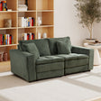 2-Seats(complimentary-2-pillows),Couch-with-Detachable-Seat-&-Back-Cushion-Sofas-&-Sectionals