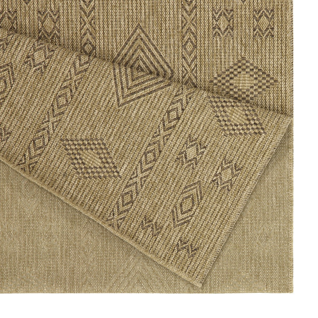 Earth GC_NTL1002 Jute/Mocha Indoor/Outdoor Area Rug