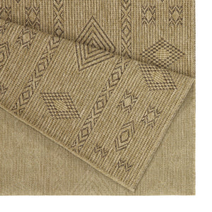 Earth GC_NTL1002 Jute/Mocha Indoor/Outdoor Area Rug