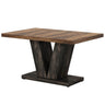 Dining Table With Pedestal Base For 4 - 6 People