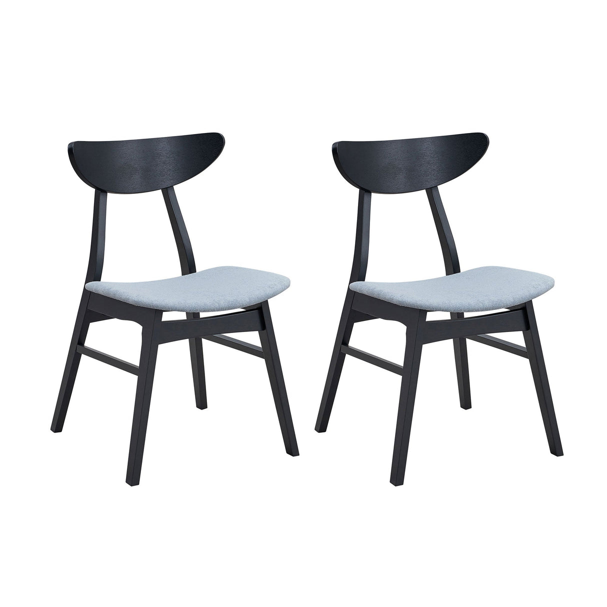 Wooden Dining Chairs Set of 2
