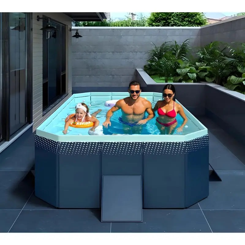 1.6m PVC Folding Pool (Not Inflatable)