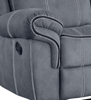 Zubaida - Two Tone Recliner Sofa With USB Port Drop Down Table