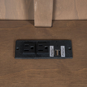 Daybed With Storage Shelves, LED, USB, And Trundle