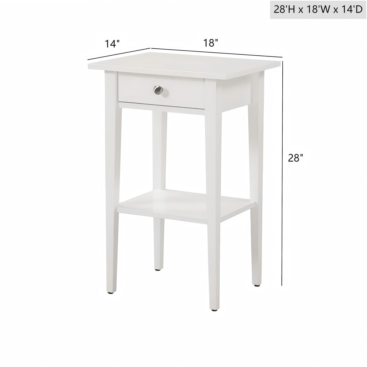 High Quality Wood Nightstand