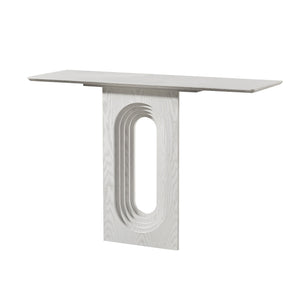 47.24 Inch Entryway Table with Unique Loopback Design