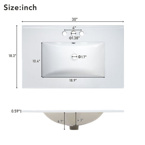 Traditional Bathroom Vanity Set With Soft Close Doors