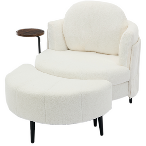 42.5' Single Sofa Chair in White