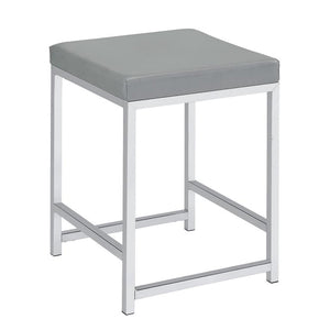 Upholstered Square Vanity Stool