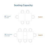 Wilson Rectagular Extendable Dining Table