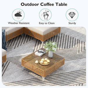 K&K 7-Piece Wicker Patio Furniture Set