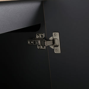 Modern Freestanding Bathroom Vanity With Resin Sink & Soft Close Cabinet Doors