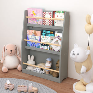 3 Tier Book Shelf, Compact Storage For Bedrooms