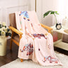 Decor&More Tropical Summer Novelty Velvet Fleece Throw Blanket (50" x 60")