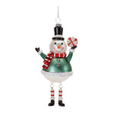 Glittered-Glass-Snowman-Ornament-with-Dangle-Legs-(Set-of-6)-Christmas-Ornaments