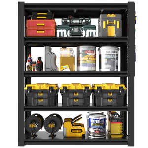78"H 5-Tier Adjustable Heavy-Duty Storage Shelving Unit