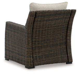 Brook Ranch - Lounge Chair With Cushion - Brown