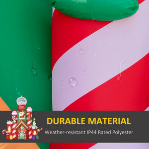 10ft Christmas Inflatables Candy Castle