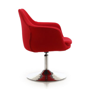 Kinsey - Swivel Lounge Chair - Red