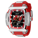 Invicta NFL S1 Diablo 53mm Quartz Silicone Strap Watch