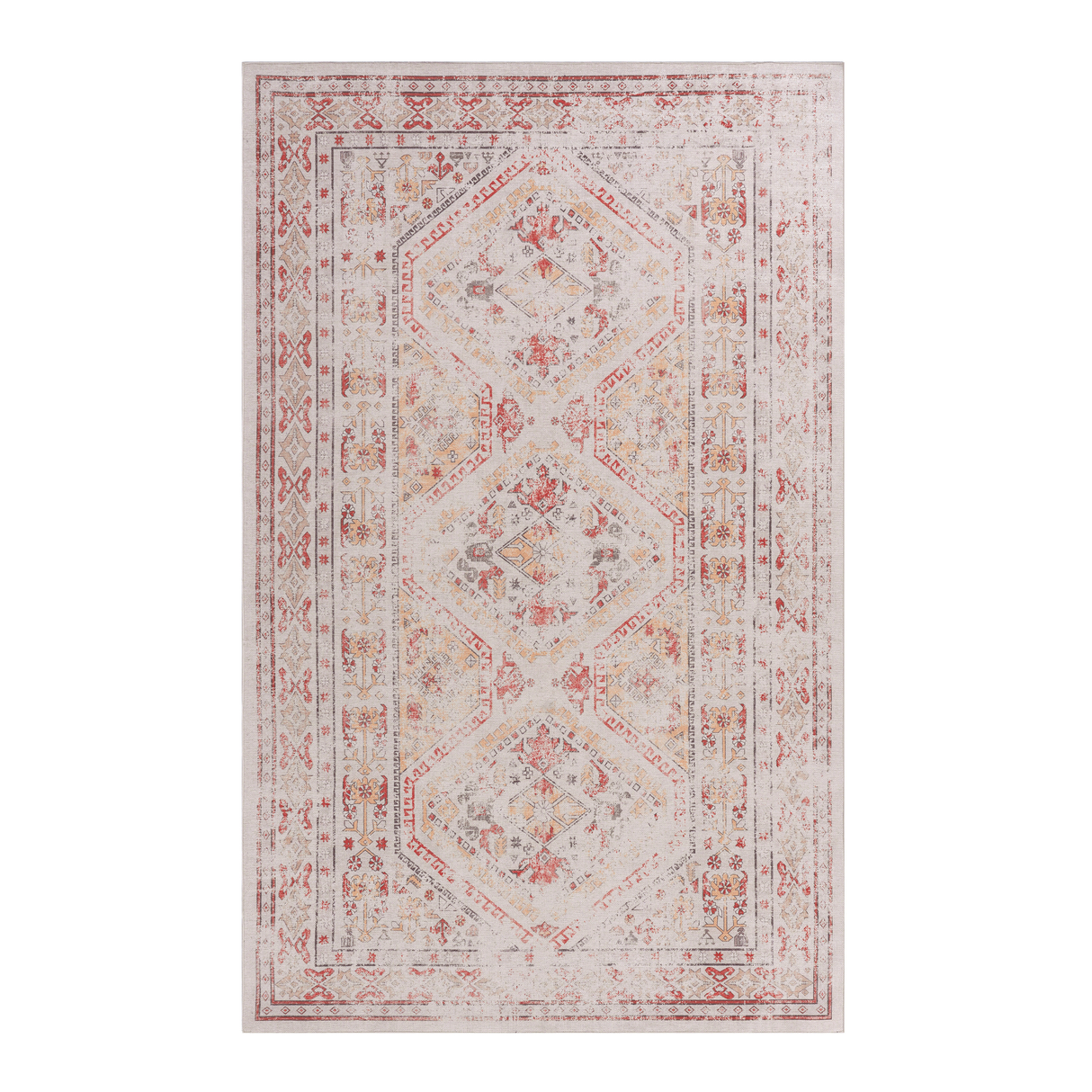 Naar Washable Area Rugs, Low-Pile, Non-Slip, Non-Shedding, Foldable, Kid & Pet Friendly