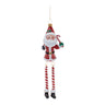Glass-Candy-Cane-Santa-Ornament-with-Dangle-Legs-(Set-of-6)-Christmas-Ornaments