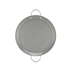 Nonstick Carbon Steel Round Comal with Metal Handles, PFOA Free