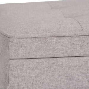 Cosmopolitan - Storage Ottoman Bench With Open Bottom