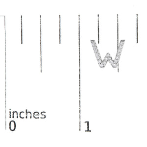 10K White Gold 1/10 Cttw Diamond Initial “A” to "Z" Stud Earring