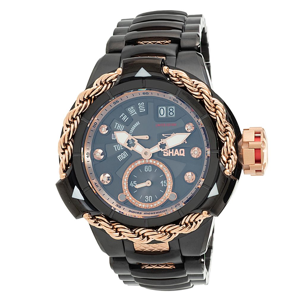 Invicta Shaq 52mm Subaqua Alpha Ltd Ed Swiss Quartz 0.17ctw Dia