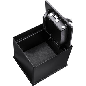 0.89 Cubic Ft Floor Safe with Combination Lock - Black