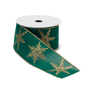 Holiday Snowflake Ribbon (Set of 2)