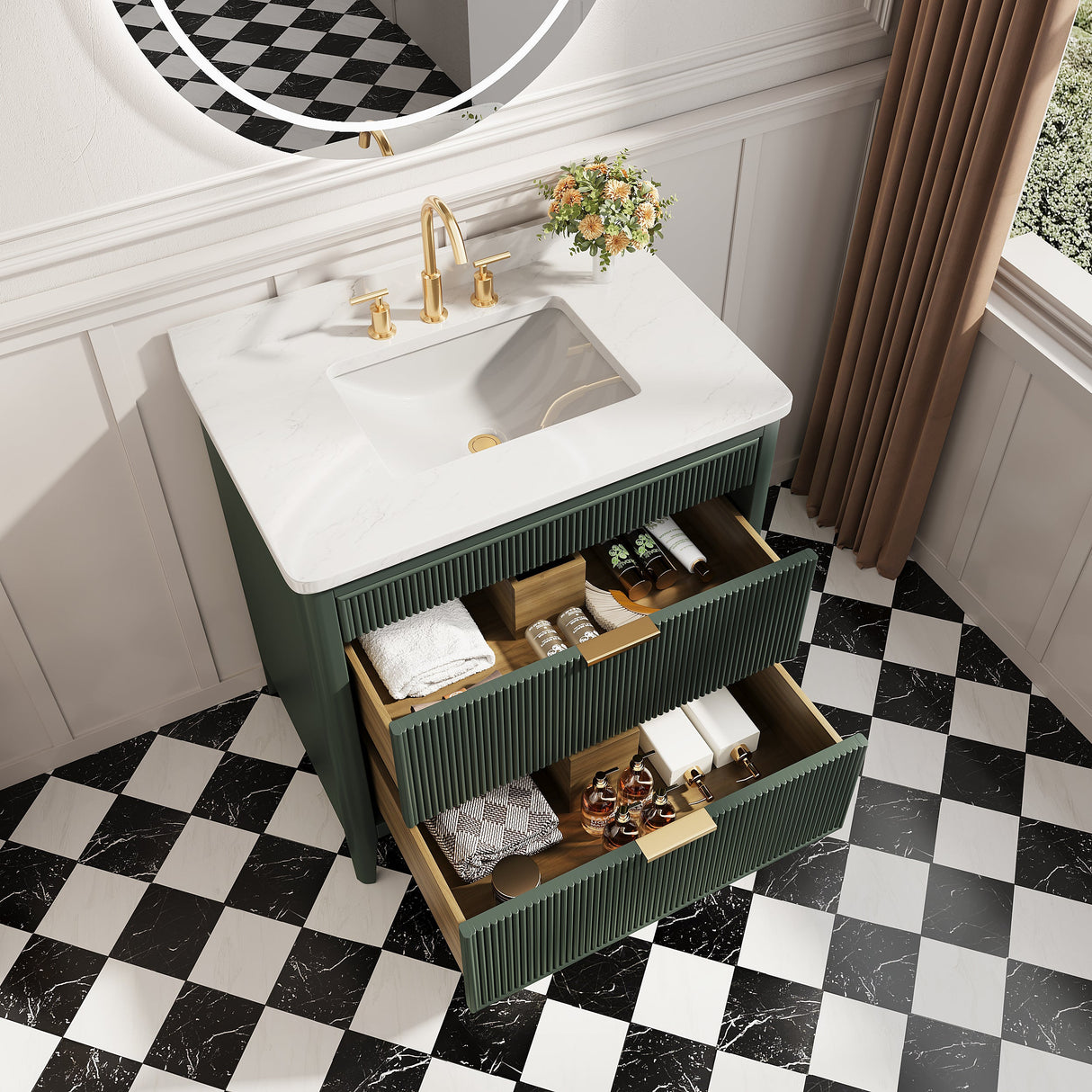 Fully Assembled 36'' Bathroom Vanity