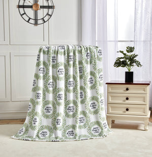 Faith, Hope, Love Home Décor Oversized Luxe Plush Throw Blanket