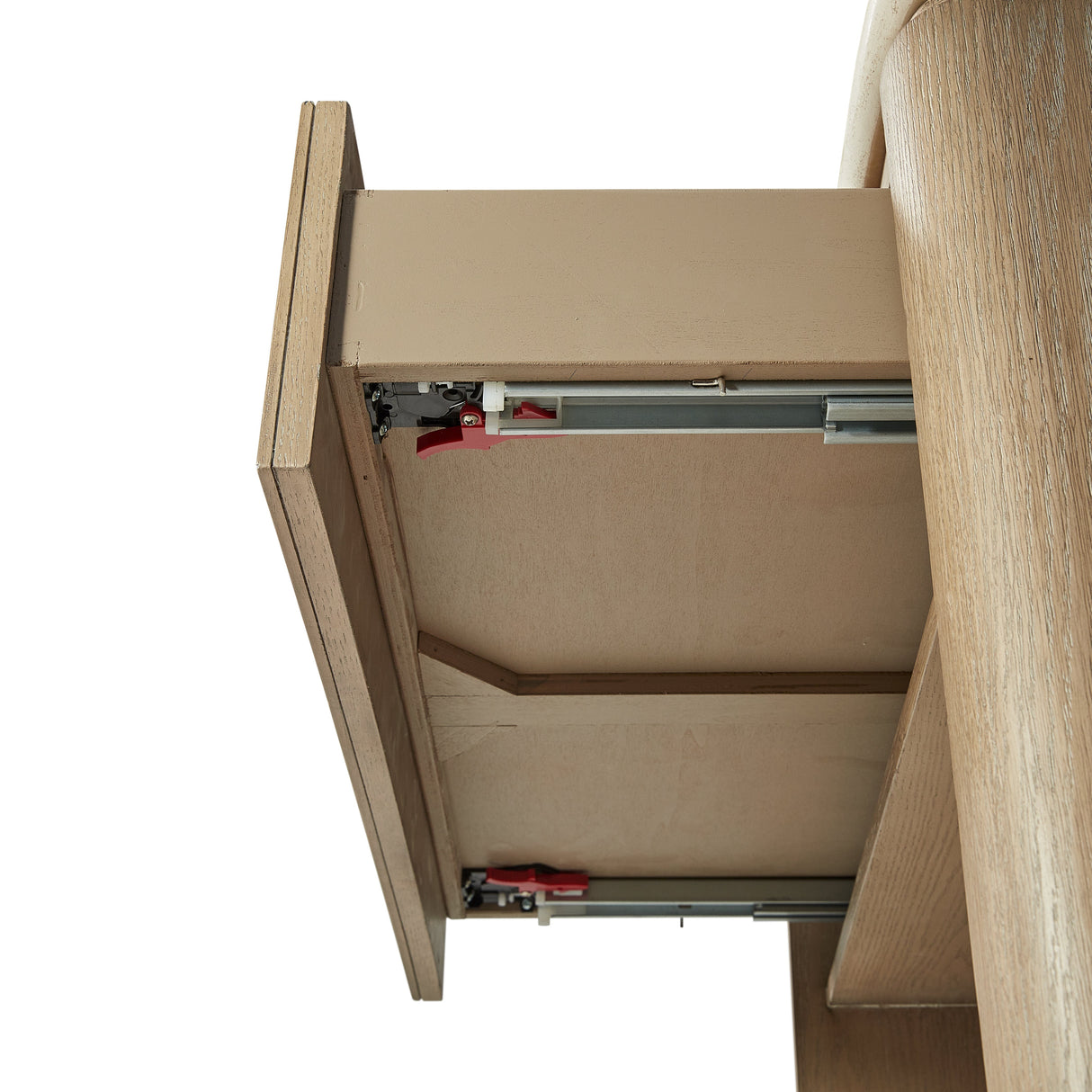 Ashborne Oak Veneer 2-Drawer Nightstand