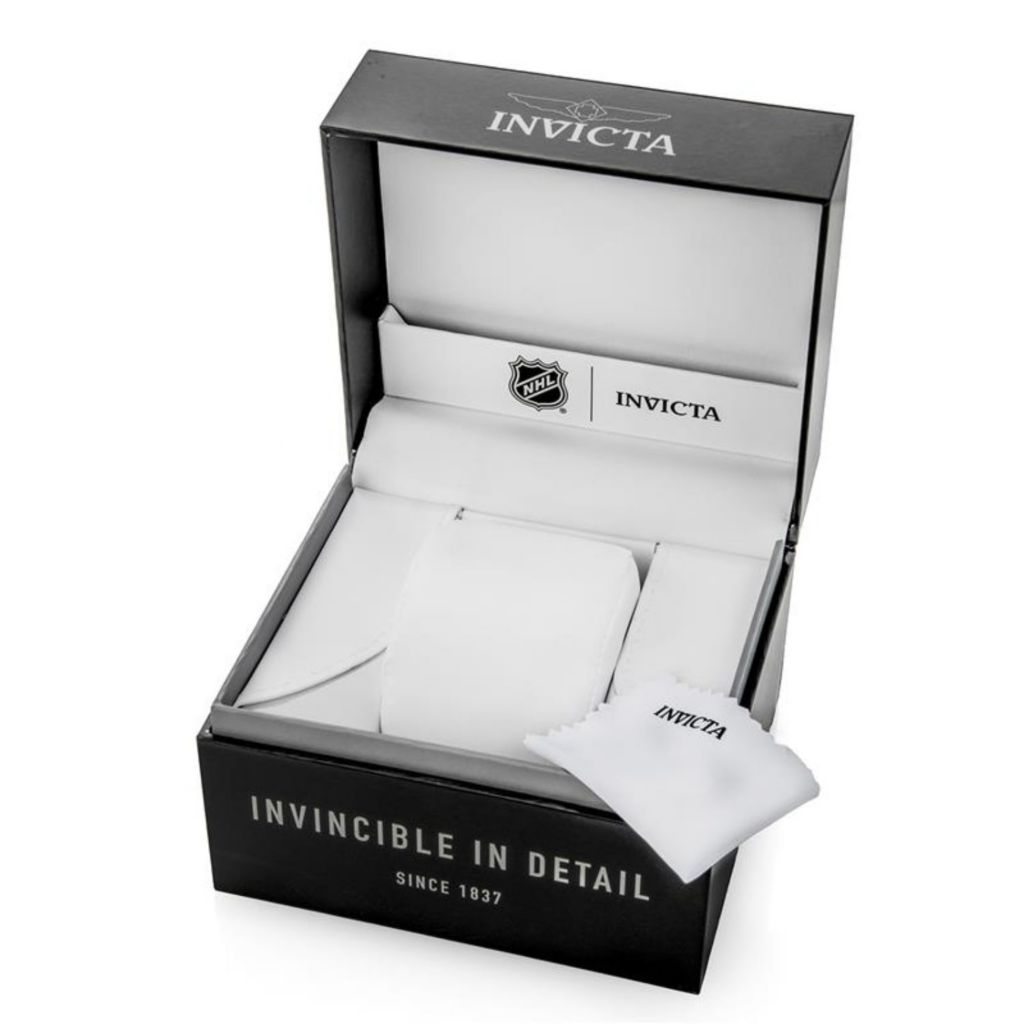 Invicta NHL Sea Spider 42mm Quartz Chrono Silicone Bracelet Watch