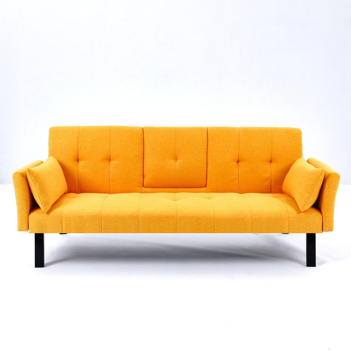 Sofa Bed With Foldable Design And Cup Holder