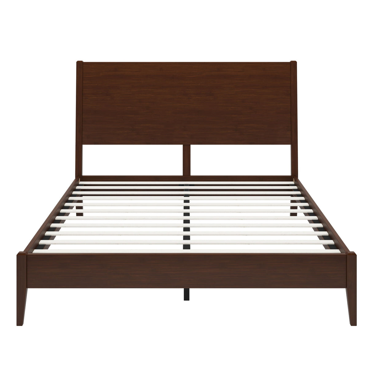 Modern Sled Platform Bed Frame With Slats