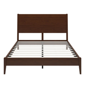 Modern Sled Platform Bed Frame With Slats