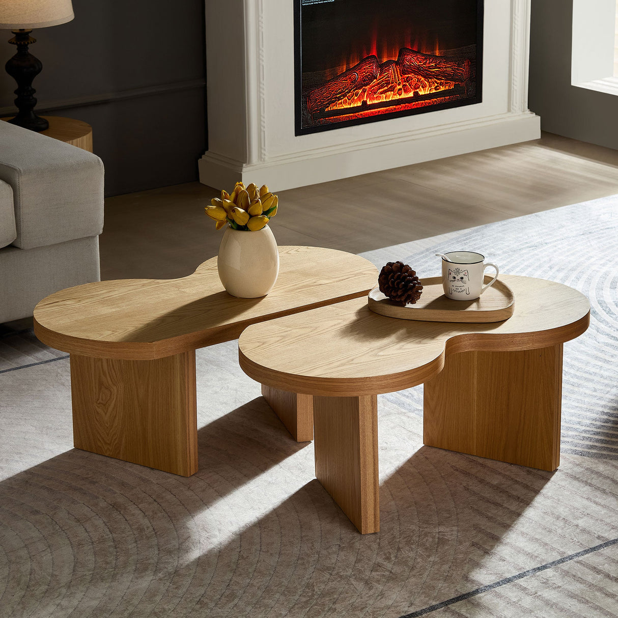 Modern Butterfly MDF Coffee Table
