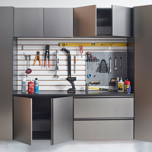 Nova Series - Drawer Wall Mounted Garage Cabinet - Dark Gray