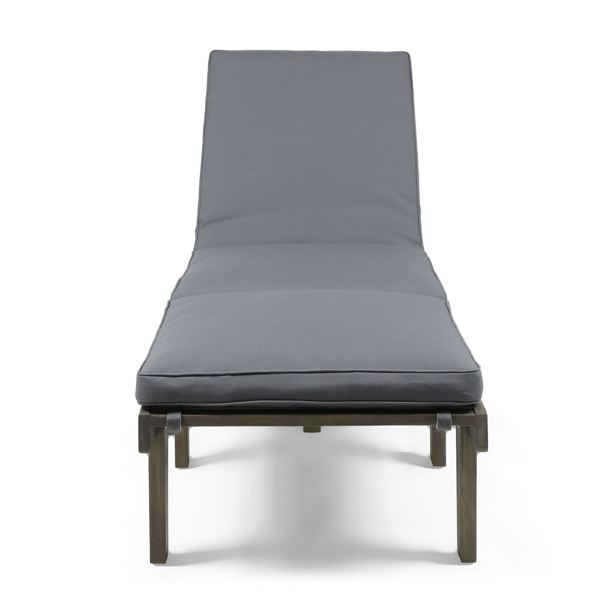 Ariana - Wood Chaise Lounge With Cushion