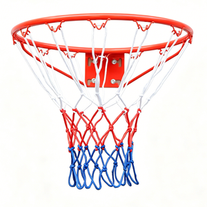 18" Steel Basketball Rim Replacement with Net