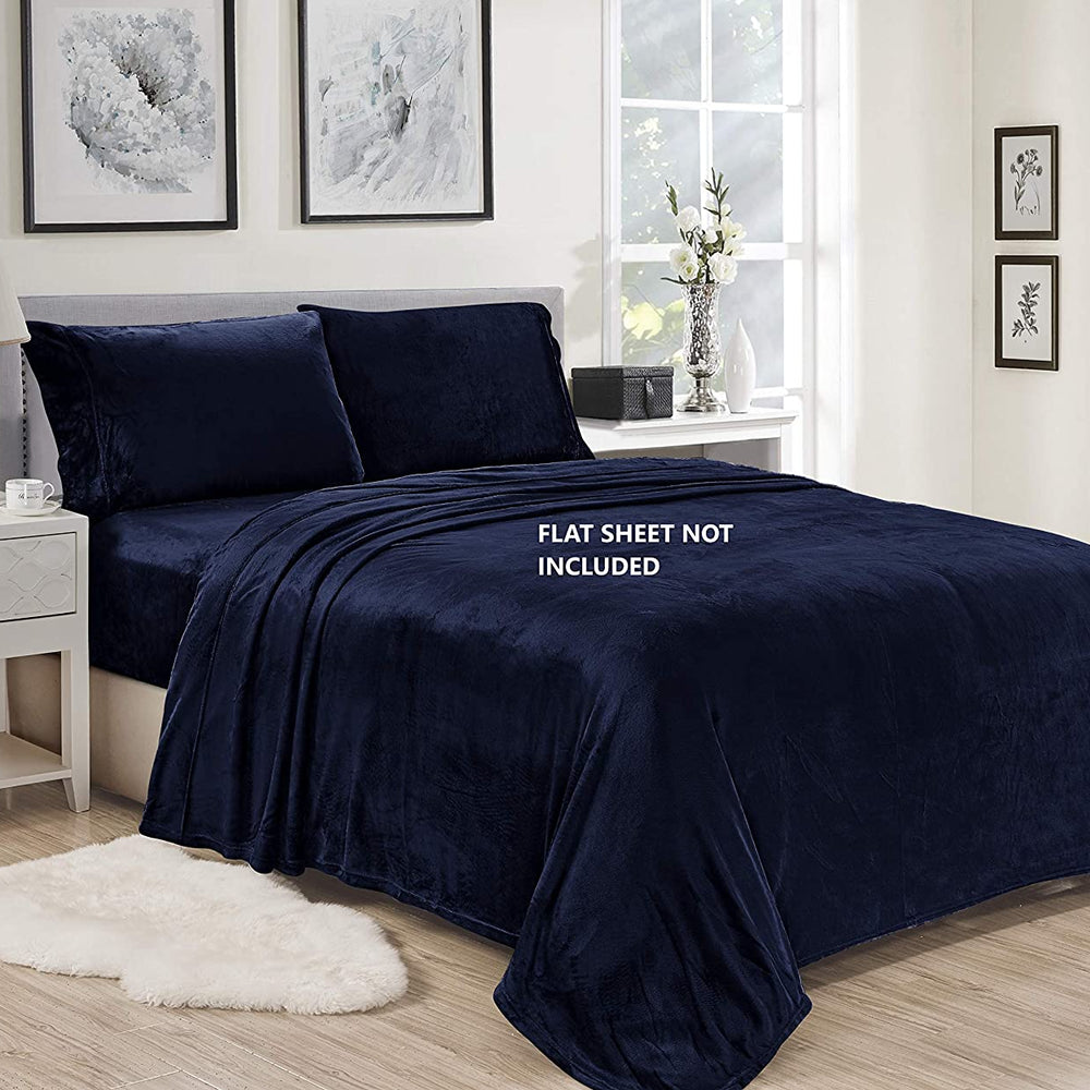 Decor&More Luxury Elegance Extra Soft Velvet Touch Microplush Sheet Set