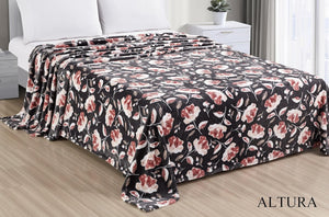 Faith, Hope, Love Home Decor Altura King Size Plush Blanket - Soft And Cozy Brown Blanket
