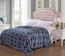 Decor&More Home Essentials Jessica Printed Microplush Blanket
