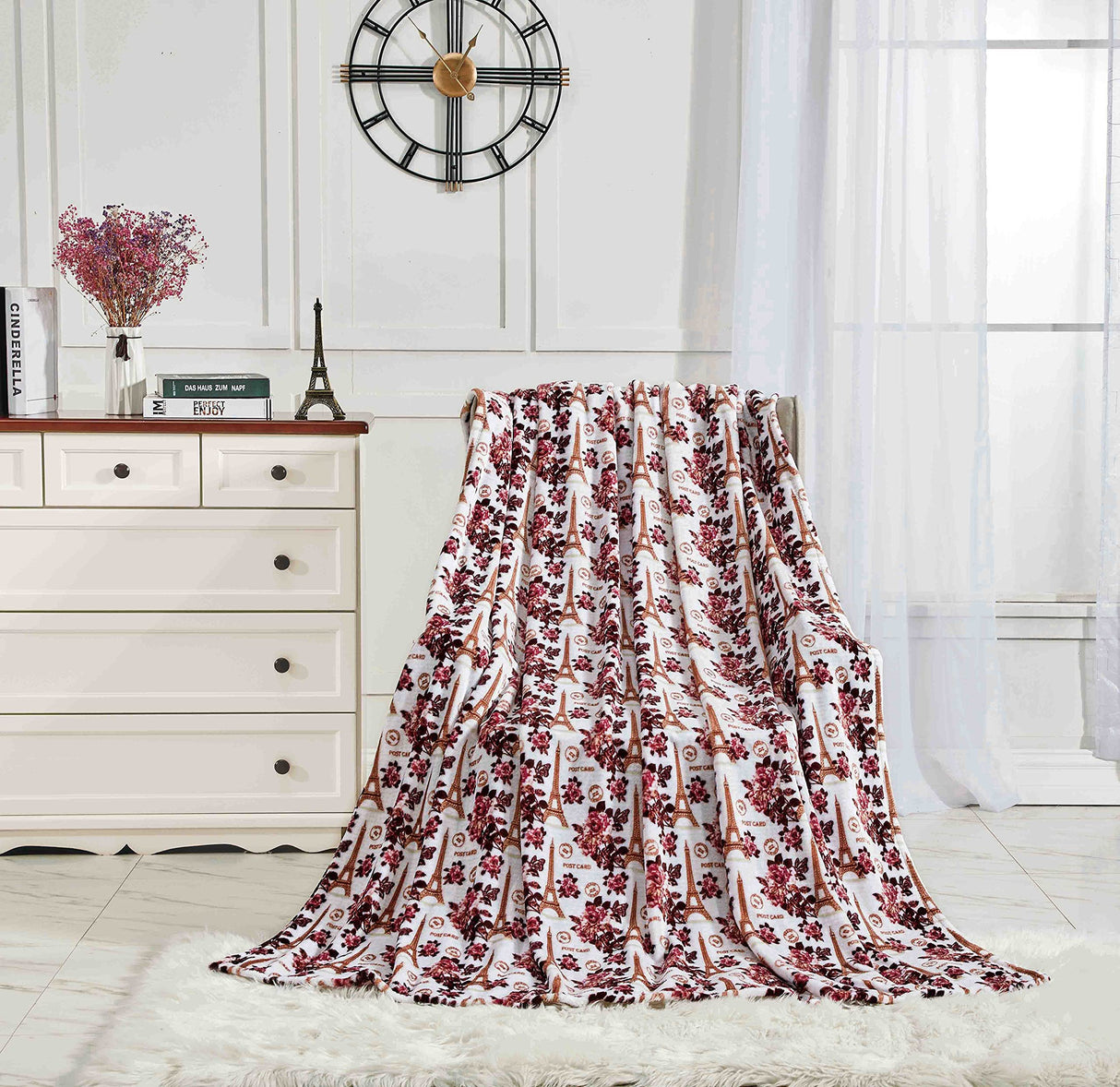 Oversized Luxe Plush Throw Blanket (50" x 70")