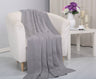 Faith, Hope, Love Home Decor Soft Piet Touch Classic Woven Knitted Throw Blanket