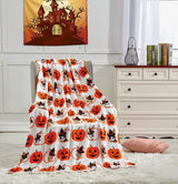 Decor&More Happy Halloween Microplush Throw Blanket (50" x 60")