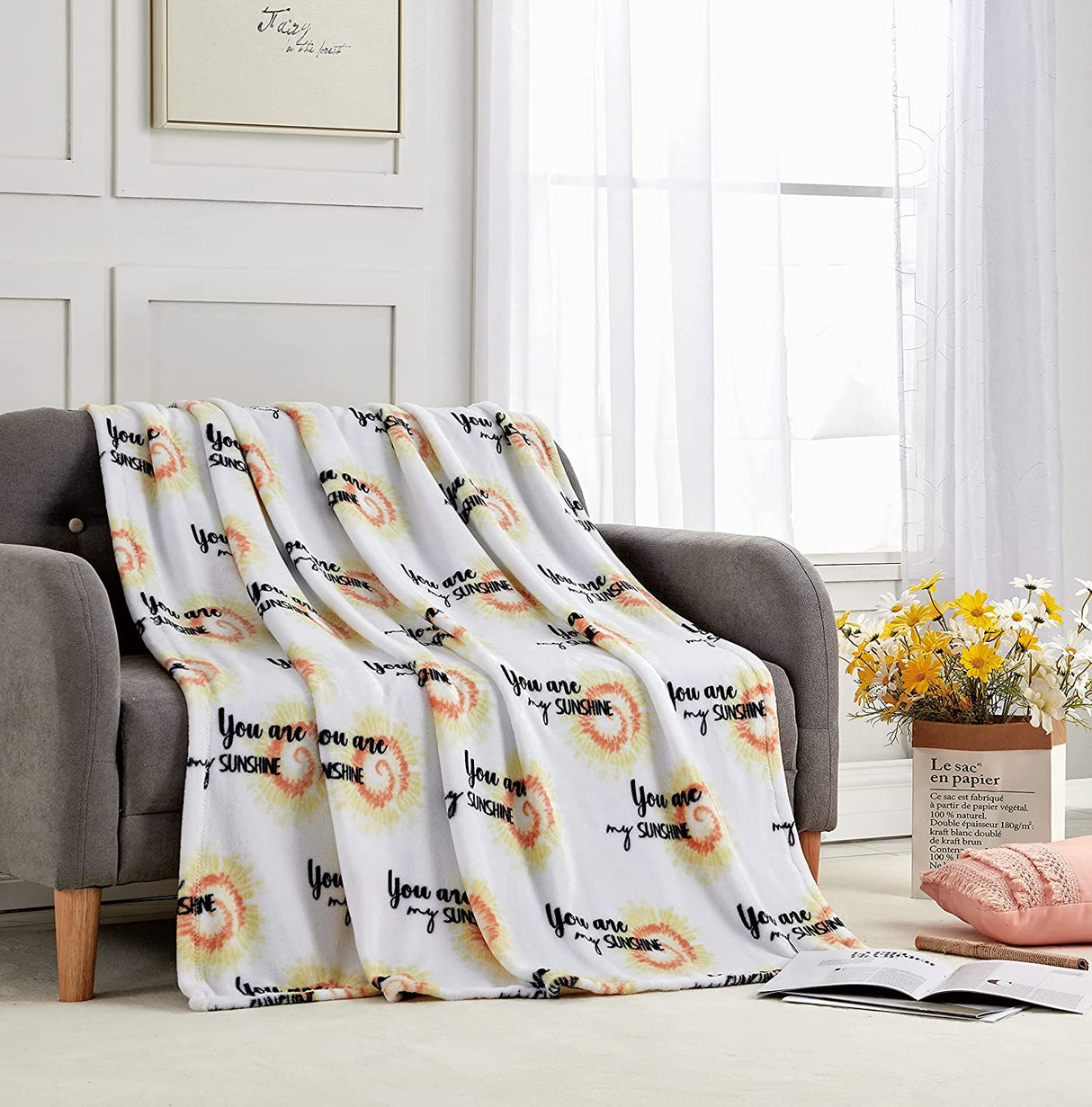 Summertime fun extra soft throw blanket (50 x 60)